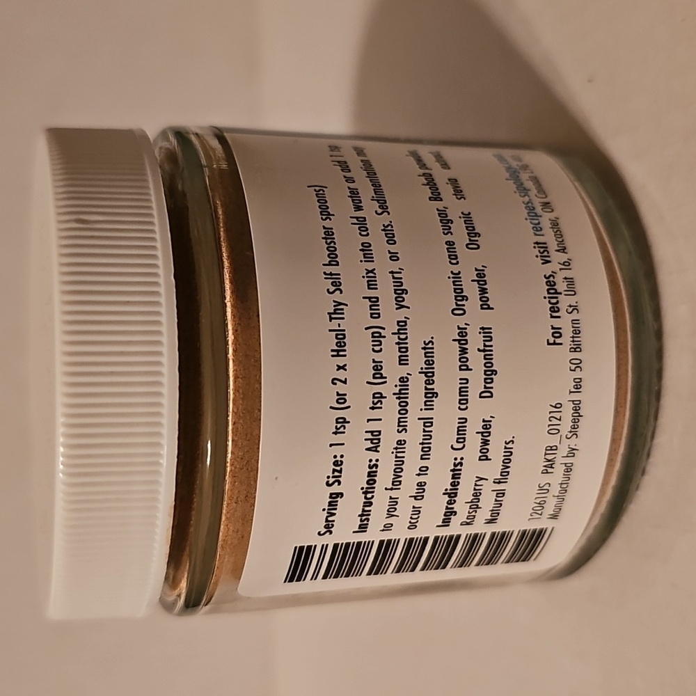 Vitamin C Boost Raspberry Lemonade Powder Heal-thy Self Sipology - Picture 3 of 3